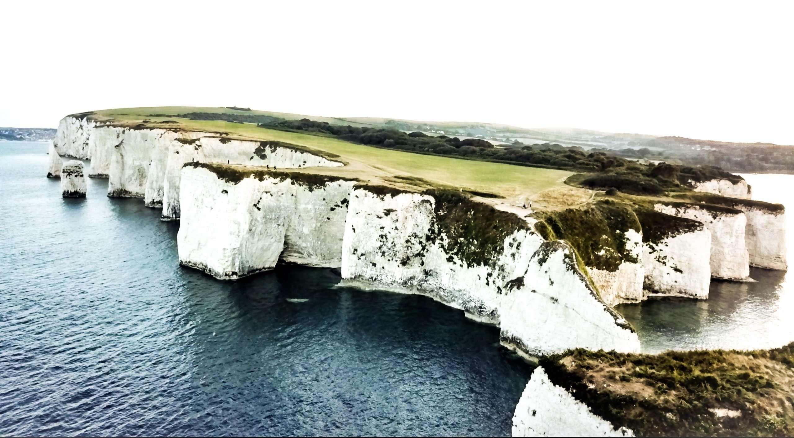 Old Harry Rocks Drone Photo, Dorset